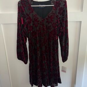 Flowy Velvet Dress